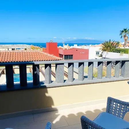 Vila 5 Bedrooms Villa With Sea View Private Pool And Enclosed Garden At Costa Adeje 2 Km Away From The Beach Costa Adeje (Tenerife)